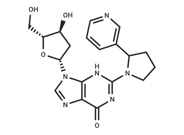 2-[(3-Pyridyl)pyrrolidin-1-yl]-2'-deoxyinosine – Figure 1 of 1
