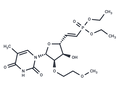 1-[(5E)-5,6-Dideoxy-6-(diethoxyphosphinyl)-2-O-(2-methoxy ethyl)-β-D-ribo-hex-5-enofuranosyl]-5-methyluracil – Figure 1 of 1