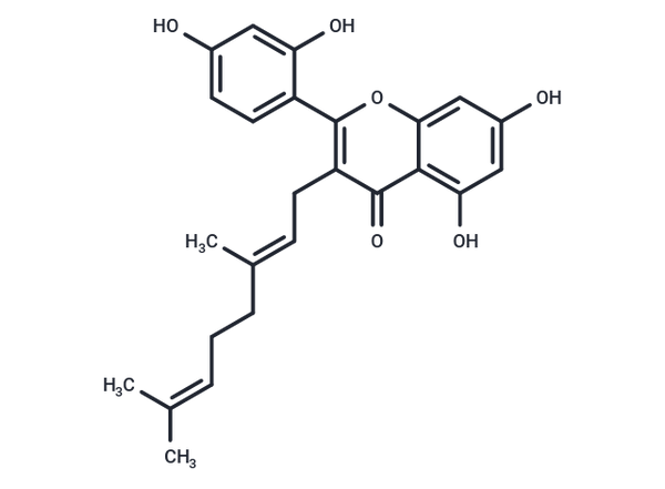 5,7,2',4'-Tetrahydroxy-3-geranylflavone – Figure 1 of 1