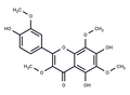 4',5,7-Trihydroxy 3,3',6,8-tetramethoxyflavone – Figure 1 of 1