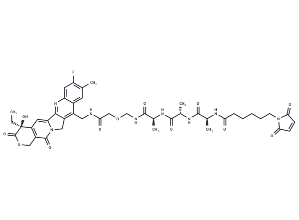 MC-AAA-NHCH2OCH2COO-7-aminomethyl-10-methyl-11-fluoro camptothecin – Figure 1 of 1