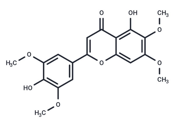 4',5-Dihydroxy-3',5',6,7-tetramethoxyflavone – Figure 1 of 1
