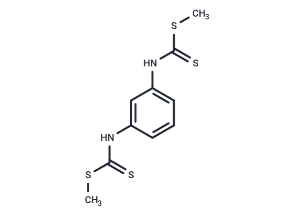 m-Benzenedicarbamic acid, tetrathio-, dimethyl ester – Figure 1 of 1