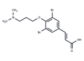 3,5-Dibromo-4-[3-(dimethylamino)propoxy]cinnamic acid – Figure 1 of 1