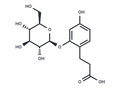 2-(?-D-Glucopyranosyloxy)-4-hydroxybenzenepropanoi – Figure 1 of 1