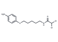 Acetamide, N-(5-(p-aminophenoxy)pentyl)-2,2-dichloro- – Figure 1 of 1