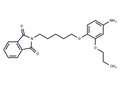Phthalimide, N-(5-(4-amino-2-propoxyphenoxy)pentyl)- – Figure 1 of 1