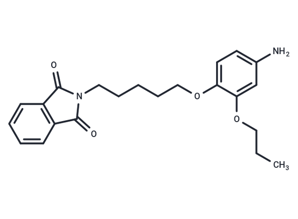Phthalimide, N-(5-(4-amino-2-propoxyphenoxy)pentyl)- – Figure 1 of 1