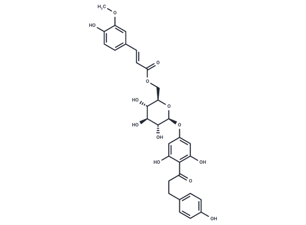 4'-O-(6-O-Feruloylglucopyranosyl)phloretin – Figure 1 of 1
