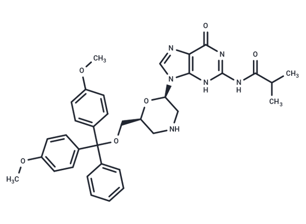 N2-iso-Butyroyl-7'-O-DMT-morpholinoguanine – Figure 1 of 1