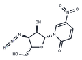 3'-Azido-3'-deoxy-5-nitro-4-deoxyuridine – Figure 1 of 1