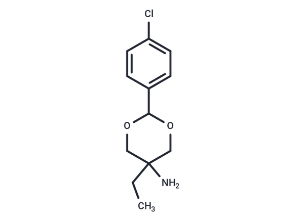 m-Dioxan-5-amine, 2-(p-chlorophenyl)-5-ethyl- – Figure 1 of 1