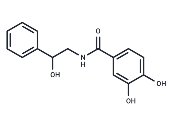 3,4-Dihydroxy-N-(2-hydroxy-2-phenylethyl)benzamide – Figure 1 of 1