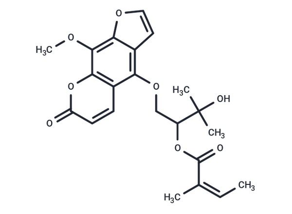 Isobyakangelicin, 2'-O-Angeloyl – Figure 1 of 1