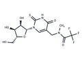 5-(N-Methyl-N-trifluoroacetyl-aminomethyl)-2-thiouridine – Figure 1 of 1