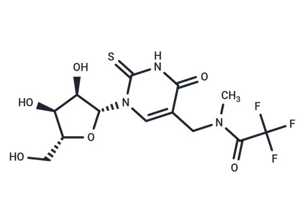 5-(N-Methyl-N-trifluoroacetyl-aminomethyl)-2-thiouridine – Figure 1 of 1