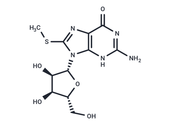 8-Methylthio-guanosine – Figure 1 of 1