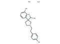 Phenol, m-(1-(p-hydroxyphenethyl)-3-isopropyl-3-pyrrolidinyl)-, hydrochloride, hydrate – Figure 1 of 1