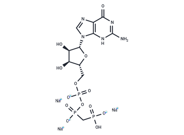 5′-Guanylyl methylenediphosphonate sodium – Figure 1 of 1