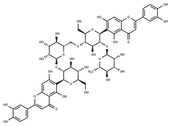 Isoorientin 2''-O-rhamnoside – Figure 1 of 1