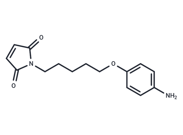 Maleimide, N-(5-(p-aminophenoxy)pentyl)- – Figure 1 of 1