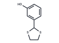 Phenol, m-(1,3-dithiolan-2-yl)- – Figure 1 of 1