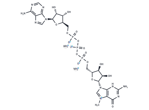 N7-Methyl-guanosine-5'-triphosphate-5'-adenosine diammonium – Figure 1 of 1