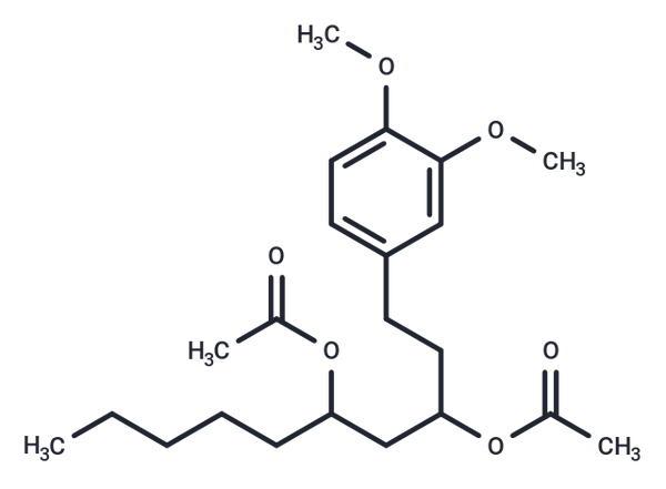 Methyl diacetoxy-6-gingerdiol – Figure 1 of 1