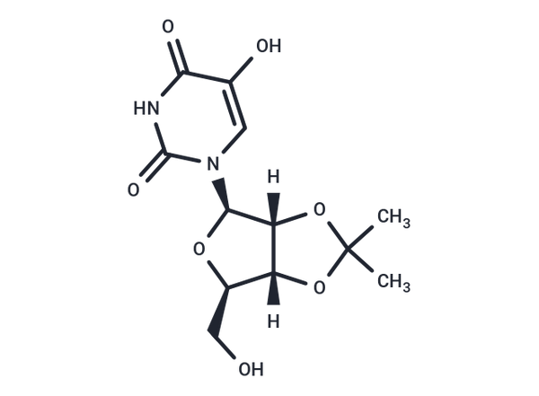 2',3'-Isopropylidene-5-hydroxyuridine – Figure 1 of 1