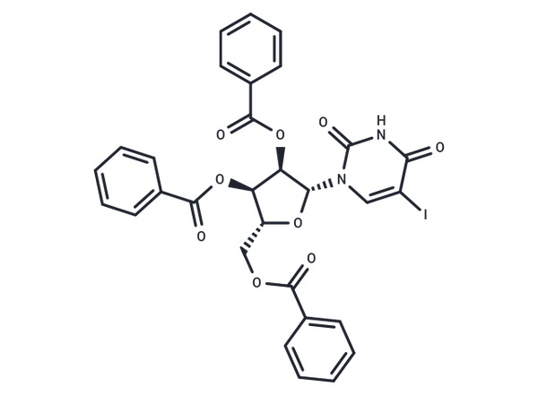 2',3',5'-Tri-O-benzoyl-5-iodouridine – Figure 1 of 1