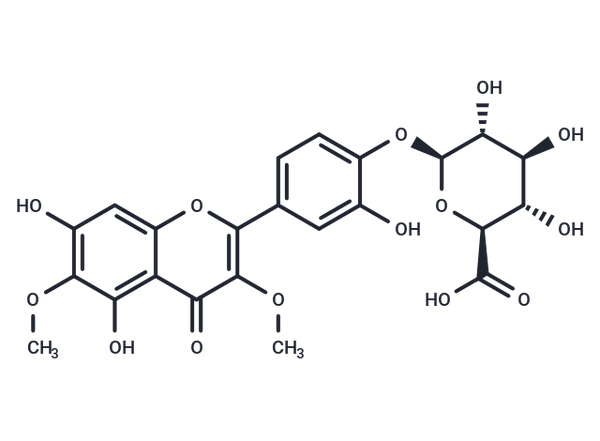 Axillarin 4'-glucuronide – Figure 1 of 1
