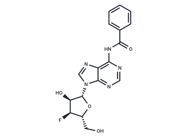 N6-Benzoyl-3'-deoxy-3'-fluoroadenosine – Figure 1 of 1