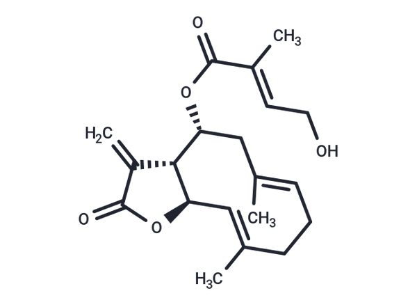 8beta-(4'-Hydroxytigloyloxy)costunolide – Figure 1 of 1