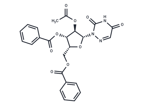 2'-O-Acetyl-3',5'-bis-O-benzoyl-6-aza-xylo uridine – Figure 1 of 1
