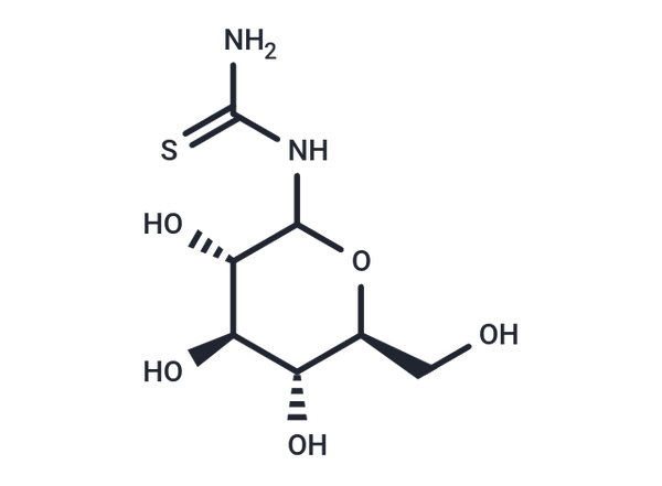 Urea, 1-(L-glucosyl)-2-thio- – Figure 1 of 1