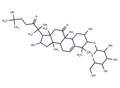 2,3,16,20,25-Pentahydroxycucurbita-5-ene-11,22-dio – Figure 1 of 1