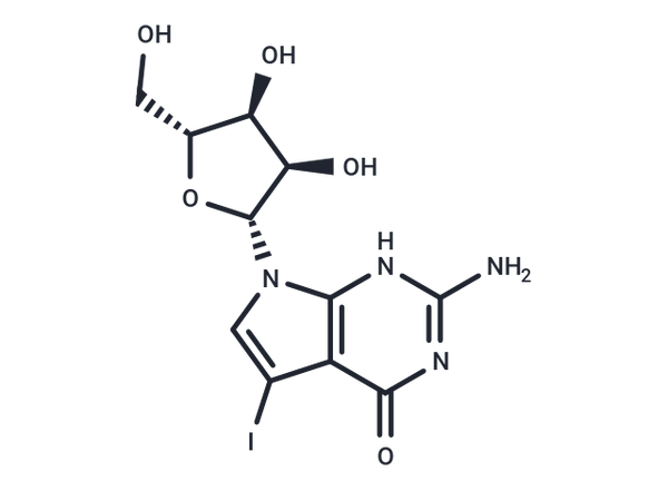 7-Deaza-7-iodoguanosine – Figure 1 of 1