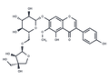Tectorigenin, 7-O-[?-D-Apiofuranosyl-(1-6)-?-D-glu – Figure 1 of 1