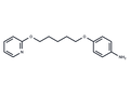 Pyridine, 2-(5-(p-aminophenoxy)pentyloxy)- – Figure 1 of 1