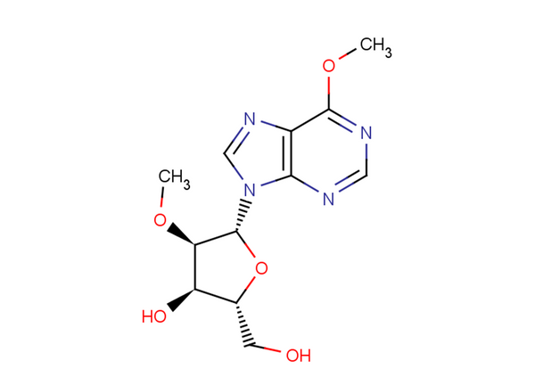 6-Mthoxy-9-beta-D-(2-O-methyl-ribofuranosyl)purine – Figure 1 of 1