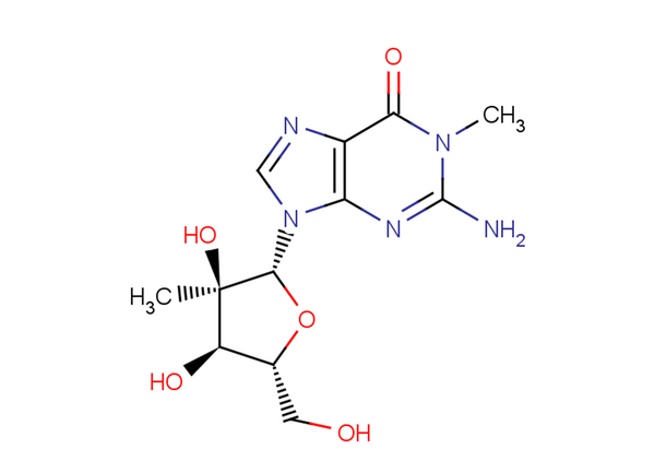 N1-Methyl-2'-beta-C-methyl guanosine – Figure 1 of 1