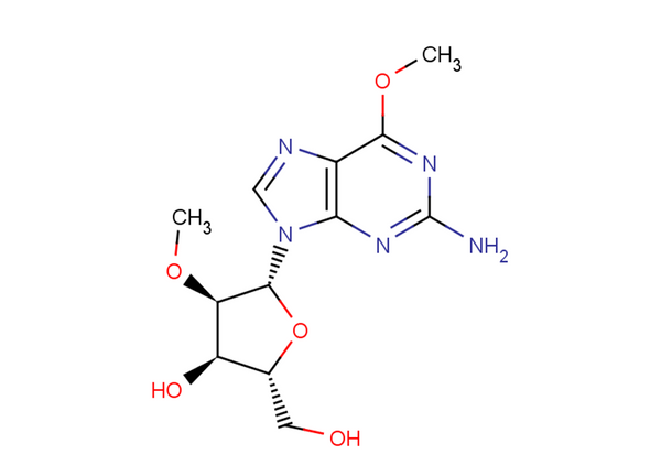 2-Amino-6-O-methyl-2'-O-methyl   purine riboside – Figure 1 of 1