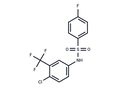 Benzenesulfonamide, N-(4-chloro-3-(trifluoromethyl)phenyl)-4-fluoro- – Figure 1 of 1