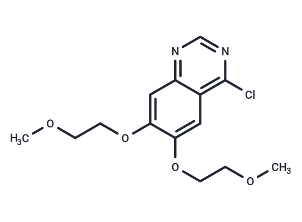 4-Chloro-6,7-bis(2-methoxyethoxy)quinazoline – Figure 1 of 1
