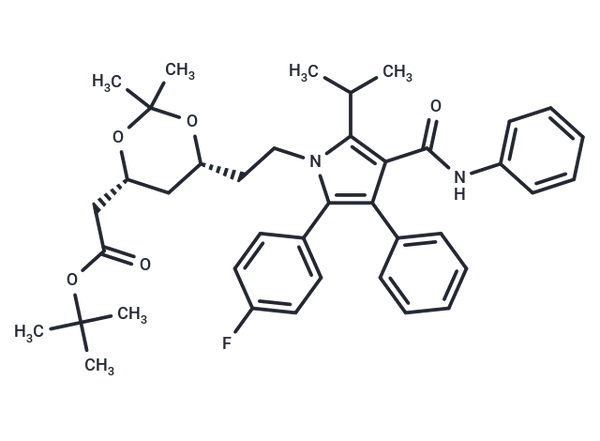 Atorvastatin acetonide tert-butyl ester – Figure 1 of 1