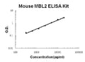 Mouse MBL2 EZ-Set ELISA Kit standard curve