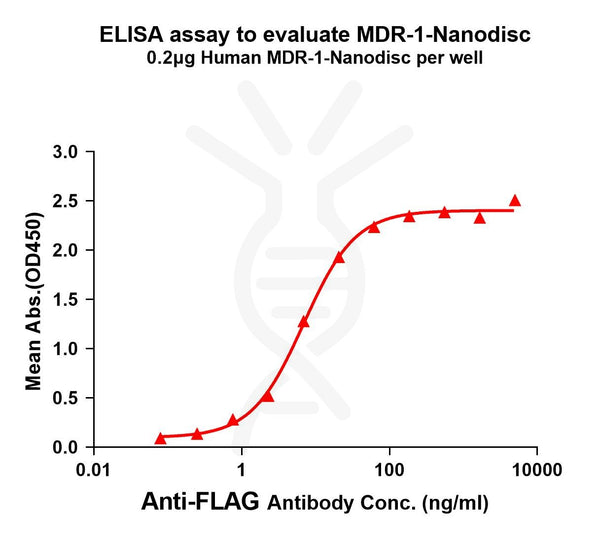 Human MDR-1 full length protein-synthetic nanodisc – Figure 1 of 1