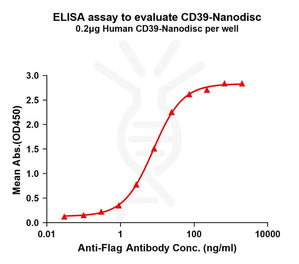 Human CD39 full length protein-synthetic nanodisc – Figure 1 of 1