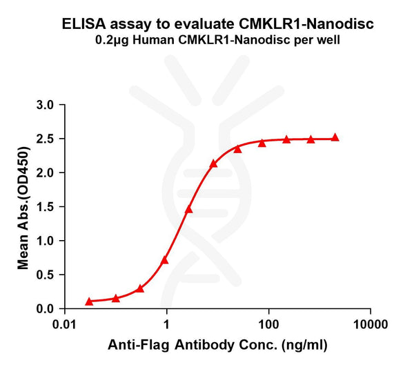 Human CMKLR1 full length protein-synthetic nanodisc – Figure 1 of 1