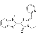 Chemical structure of YM-08 (SIH-122), a Hsp70 Inhibitor. CAS #: N/A. Molecular Formula: C19H17N3OS2. Molecular Weight: 367.49 g/mol.